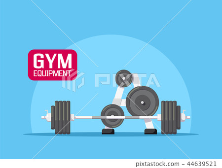 Gym equipment set 44639521