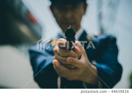 police officer, pistol, invent 44639816
