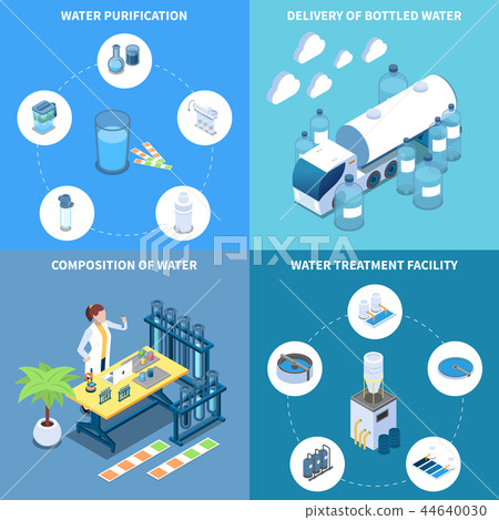 Water Purification Isometric Design Concept 44640030