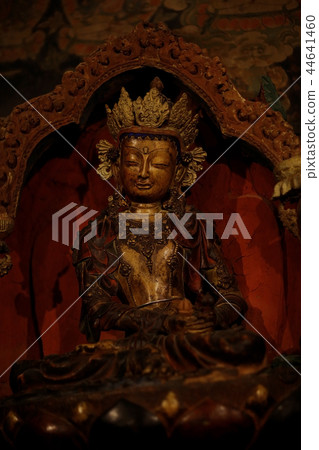 in a Buddhist monastery in Tibet 44641460