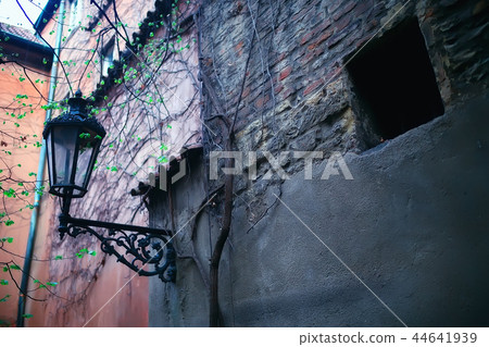 castle in czech republic / panoramic view ancient medieval castle in czech republic, tourist site of history castle in czech republic / panoramic view ancient medieval castle in czech republic, tourist site of history 44641939