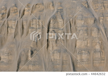 geology of sediment texture / layers of soil age-old sediments, soil corrosion, horizontal soil layers, sand, geological texture of the earth 44642632