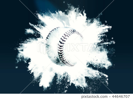 Grunge baseball ball 44646707
