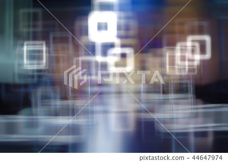 multicolored abstract network background / modern technological background, abstraction blurred unusual concept speed 44647974
