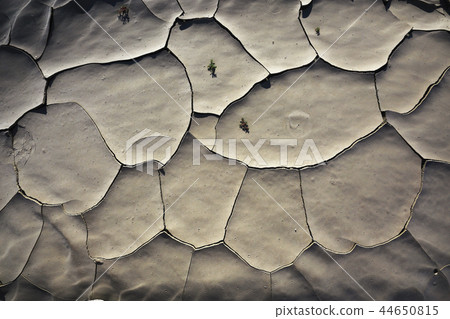 soil corrosion cracks on the ground 44650815