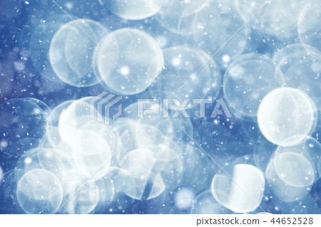 silvery blue highlights snow rain water blurred background silvery blue highlights snow rain water blurred background 44652528