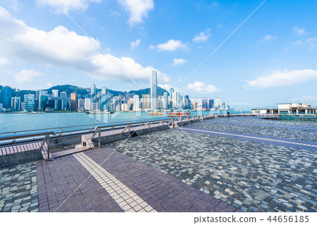 Beautiful architecture building exterior cityscape of hong kong city skyline Beautiful architecture building exterior cityscape of hong kong city skyline 44656185