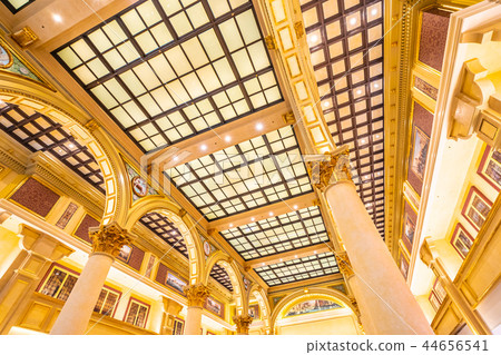 China, Macau - September 8 2018 - Beautiful luxury venetian hotel resort and casio with shopping mall in macau city 44656541