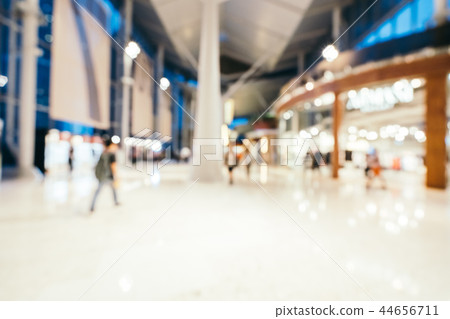 Abstract blur and defocused shopping mall of department store interior Abstract blur and defocused shopping mall of department store interior 44656711