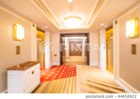 Abstract blur and defocused hotel lobby interior 44656922