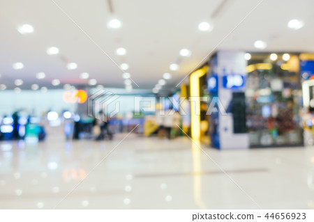 Abstract blur and defocused shopping mall of department store interior Abstract blur and defocused shopping mall of department store interior 44656923