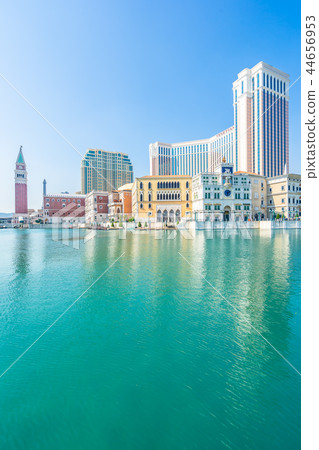 Beautiful architecture building of venetian and other hotel resort and casino Beautiful architecture building of venetian and other hotel resort and casino 44656953