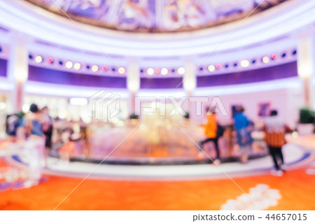 Abstract blur and defocused hotel lobby interior 44657015