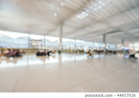 Abstract blur and defocused airport terminal interior Abstract blur and defocused airport terminal interior 44657016