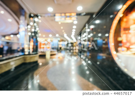 Abstract blur and defocused beautiful luxury shopping mall of department store Abstract blur and defocused beautiful luxury shopping mall of department store 44657017