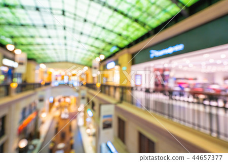 Abstract blur and defocused shopping mall of department store 44657377