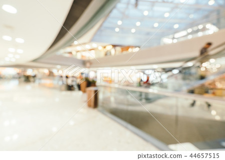 Abstract blur and defocused shopping mall of department store interior Abstract blur and defocused shopping mall of department store interior 44657515