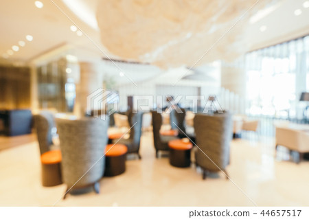 Abstract blur and defocused hotel lobby interior Abstract blur and defocused hotel lobby interior 44657517
