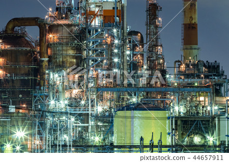 工廠夜景Keihin工業區川崎 44657911