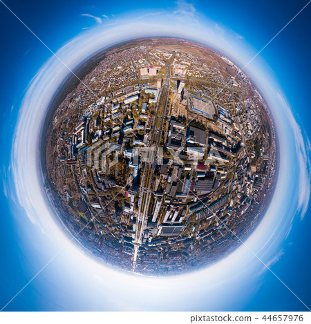 Aerial photography of a modern city Aerial photography of a modern city 44657976