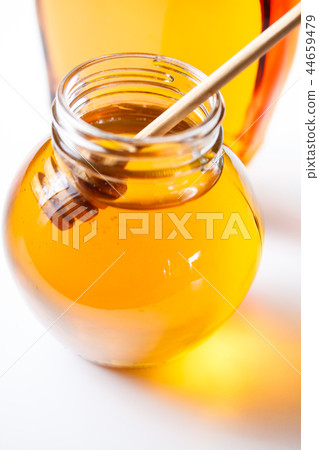 蜂蜜和蛋糕糖漿 44659479
