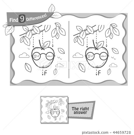 find 9 differences apple newton 44659728