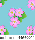 Seamless floral pattern with tropical flowers. 44660004