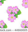 Seamless floral pattern with tropical flowers. 44660005