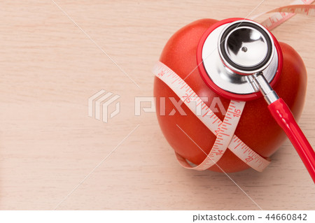 stethoscope and red tomato healthcare and medicine 44660842
