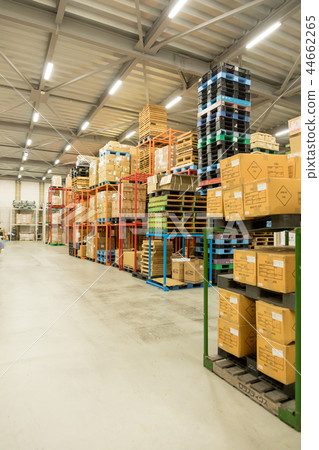 Warehouse Logistics Distribution No People Business Image 44662265