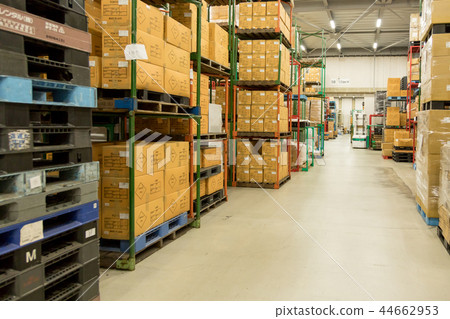 Warehouse Logistics Distribution No People Business Image 44662953
