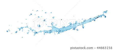 water splash isolated on white background 44663158