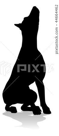 Dog Silhouette Pet Animal 44664462