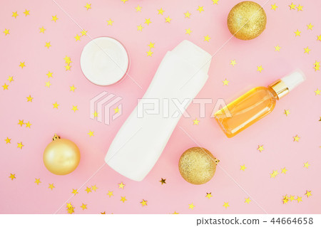 Christmas composition. Balls decoration Christmas composition. Balls decoration 44664658