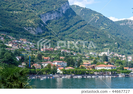 Lenno city from top view Lenno city from top view 44667727