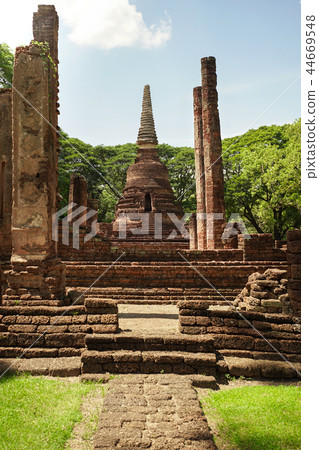 Wat Nang Phaya in Sukhothai province, Thailand. Wat Nang Phaya in Sukhothai province, Thailand. 44669548