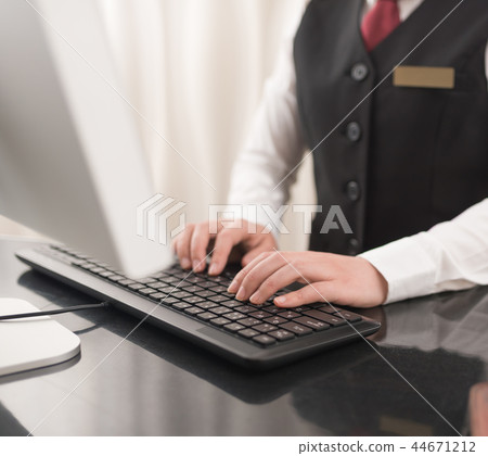 Reception counter Reception counter 44671212