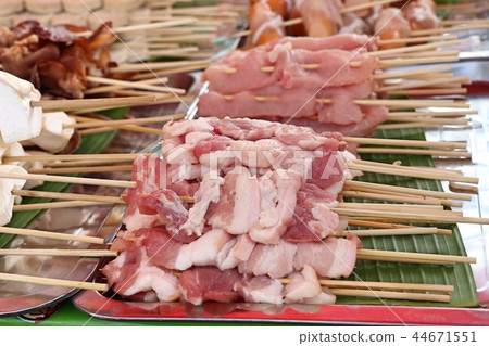 Roasted pork at street food Roasted pork at street food 44671551