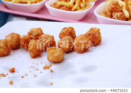 fried nuggets at street food fried nuggets at street food 44671631