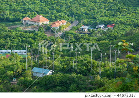 Wind Turbine Renewable Energy Source Summer 44672315