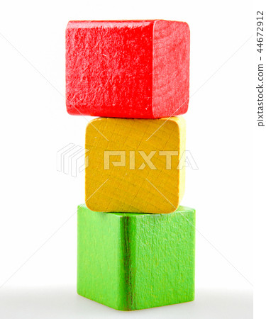 Children's wooden blocks for play Children's wooden blocks for play 44672912