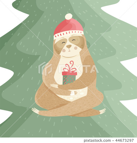Children greeting postcard. Children greeting postcard. 44673297