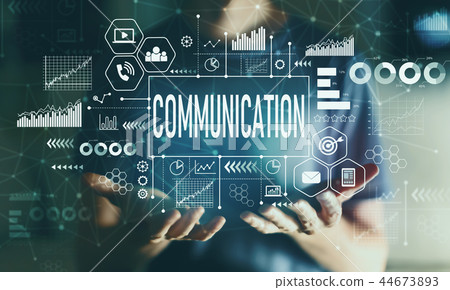 Communication with young man 44673893
