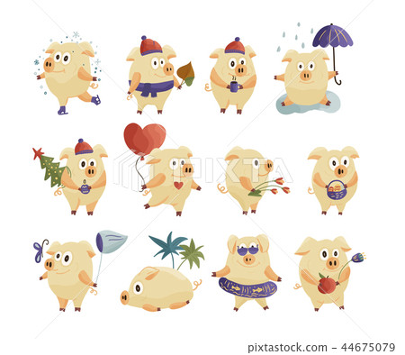 WebNew Year 2019 set with Christmas flat pigs WebNew Year 2019 set with Christmas flat pigs 44675079