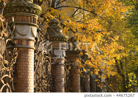 Fence of the Mikhailovsky garden. Fence of the Mikhailovsky garden. 44675267