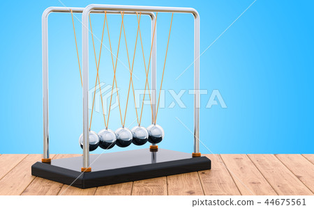 newton's cradle wood