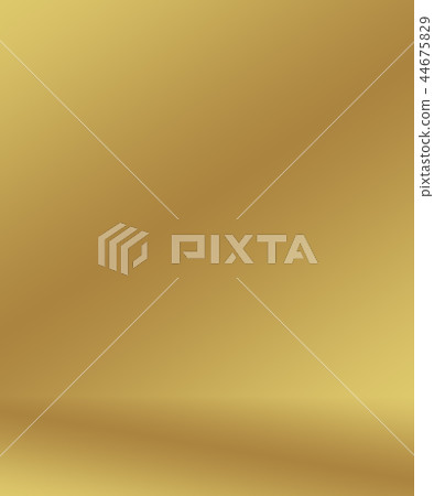Abstract Luxury Gold yellow gradient studio wall, well use as background,layout,banner and product 44675829