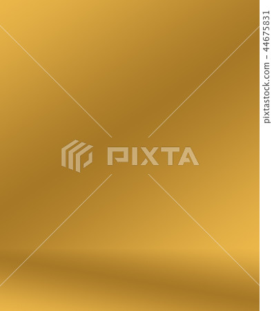 Abstract Luxury Gold yellow gradient studio wall, well use as background,layout,banner and product 44675831