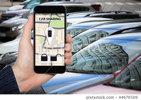 Car sharing concept Car sharing concept 44676509