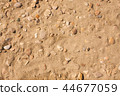 Sandy beach pattern closeup, seacoast background. 44677059